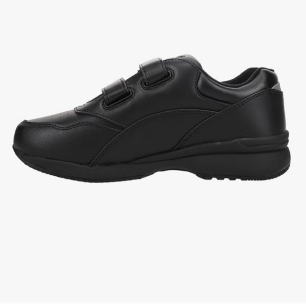 Propet W3902 Tour Walker Strap Black Leather Walker Diabetic Approved 9